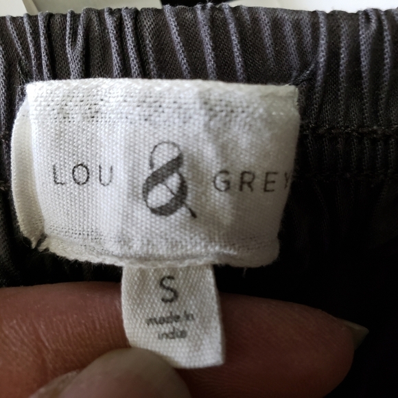 Lou & Grey Lyocell Capri Pants Size Small Gray - Picture 11 of 12